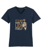 It's Not Going To Lick Itself Tricou mânecă scurtă guler V Bărbat Presenter
