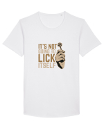 It's Not Going To Lick Itself Tricou mânecă scurtă guler larg Bărbat Skater