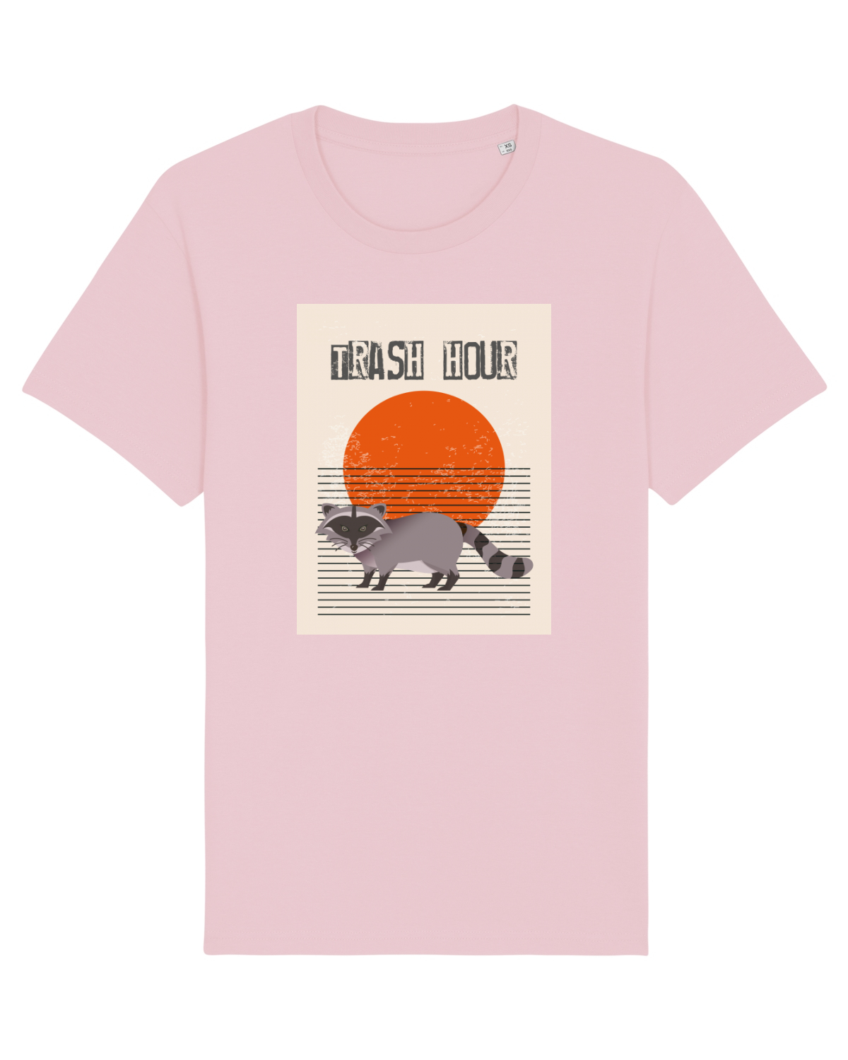 Tricou mânecă scurtă Unisex Rocker Cotton Pink