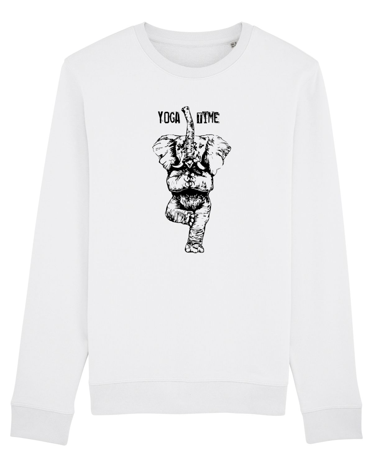 Bluză mânecă lungă Unisex Rise White