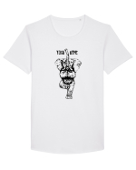Yoga Time Tricou mânecă scurtă guler larg Bărbat Skater