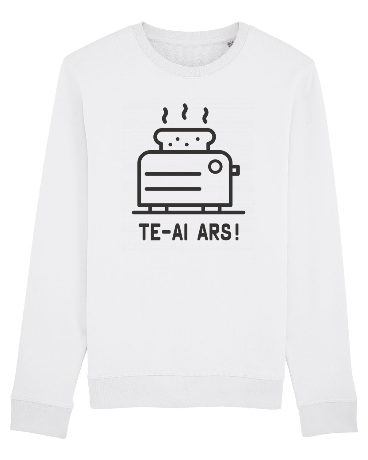 Bluză mânecă lungă Unisex Rise White