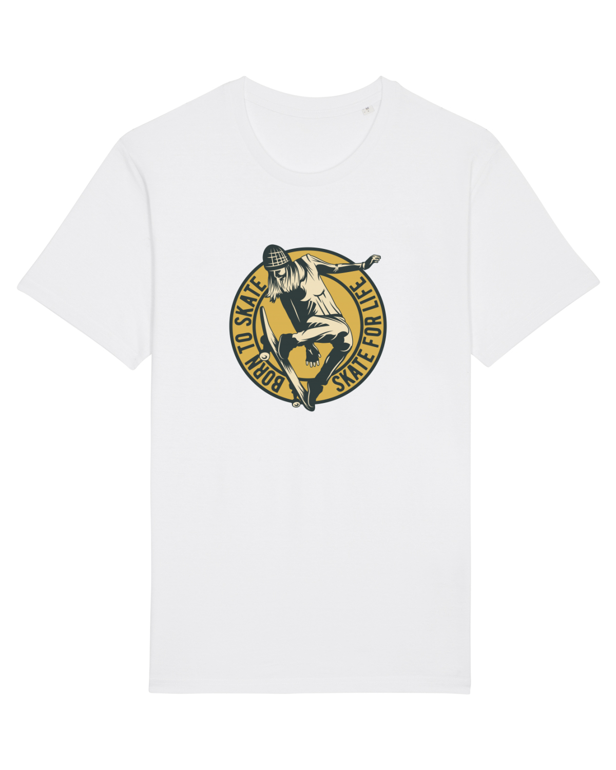 Tricou mânecă scurtă Unisex Rocker White