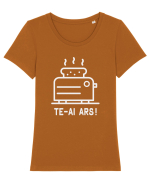 TE-AI ARS ! Tricou mânecă scurtă guler larg fitted Damă Expresser