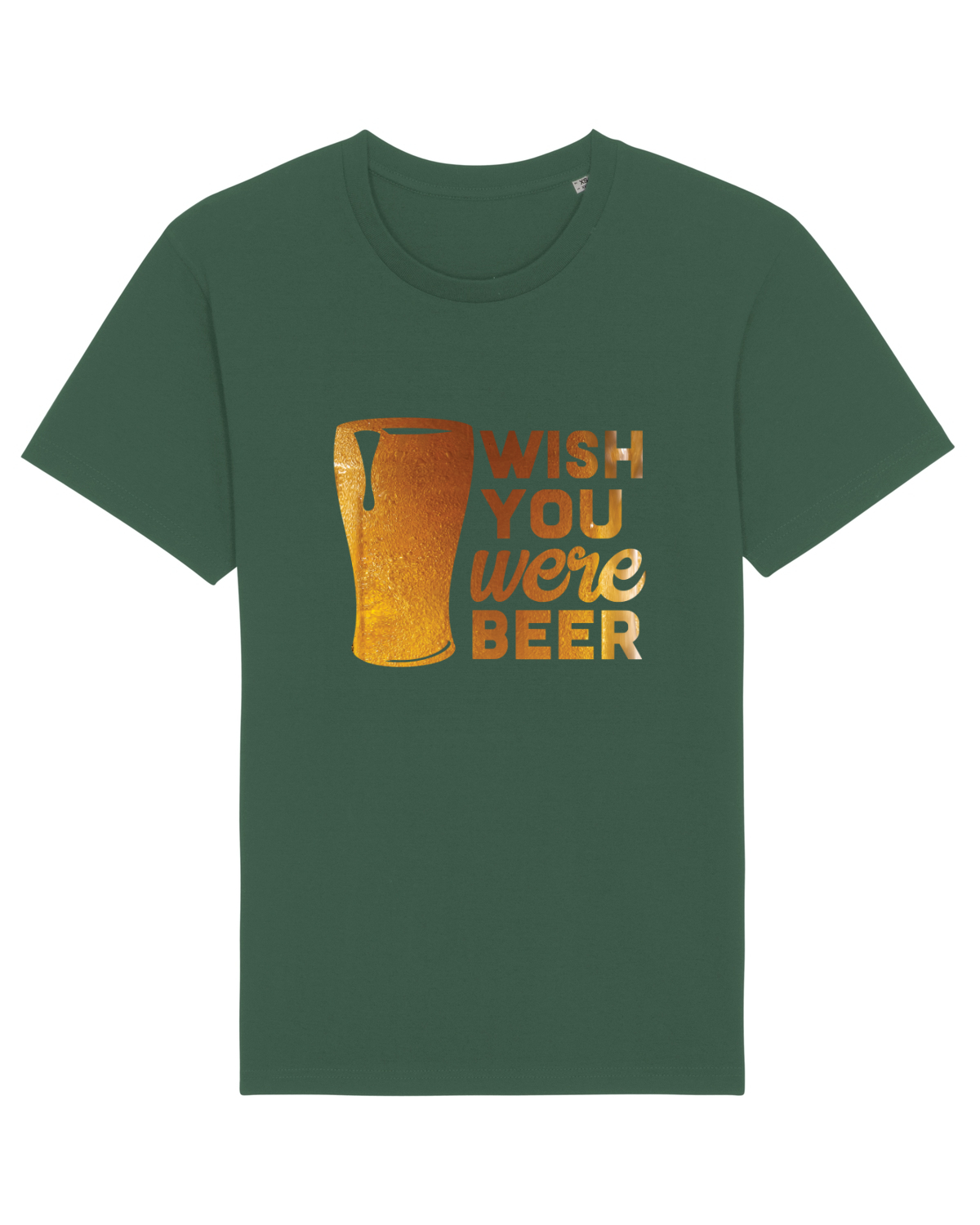 Tricou mânecă scurtă Unisex Rocker Bottle Green