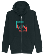 Buy High Sell Low (candele) Hanorac cu fermoar Unisex Connector