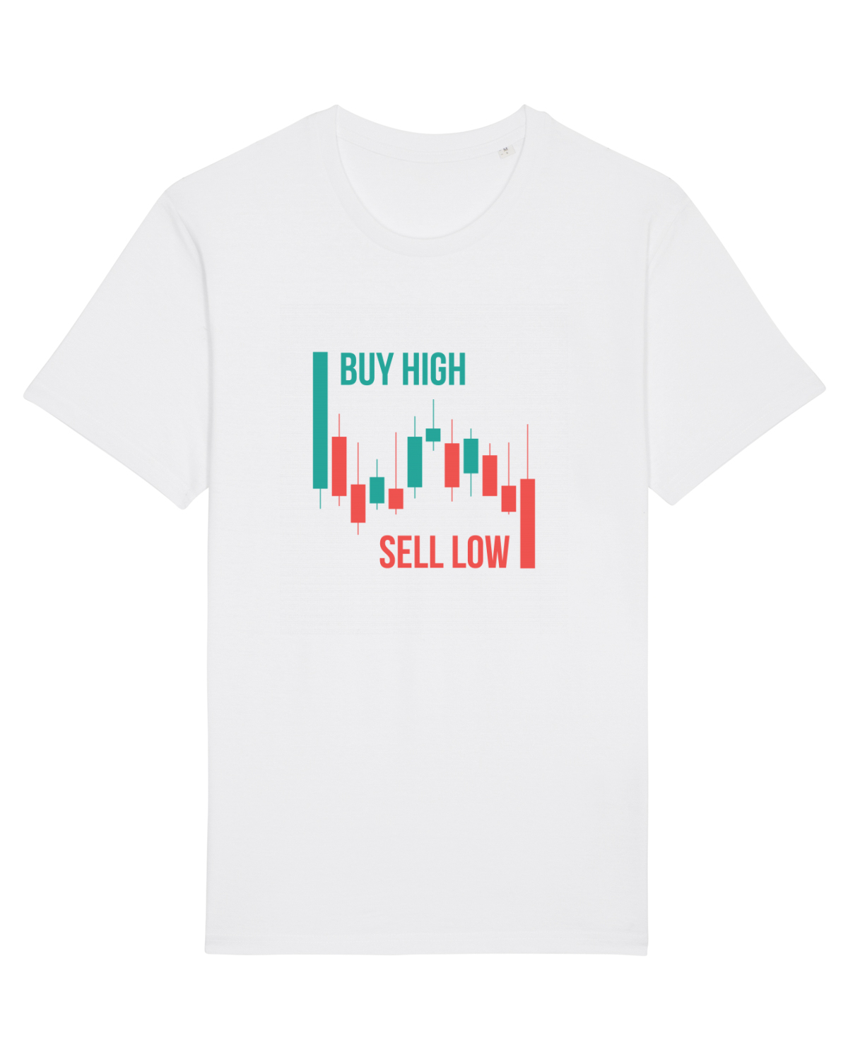 Tricou mânecă scurtă Unisex Rocker White