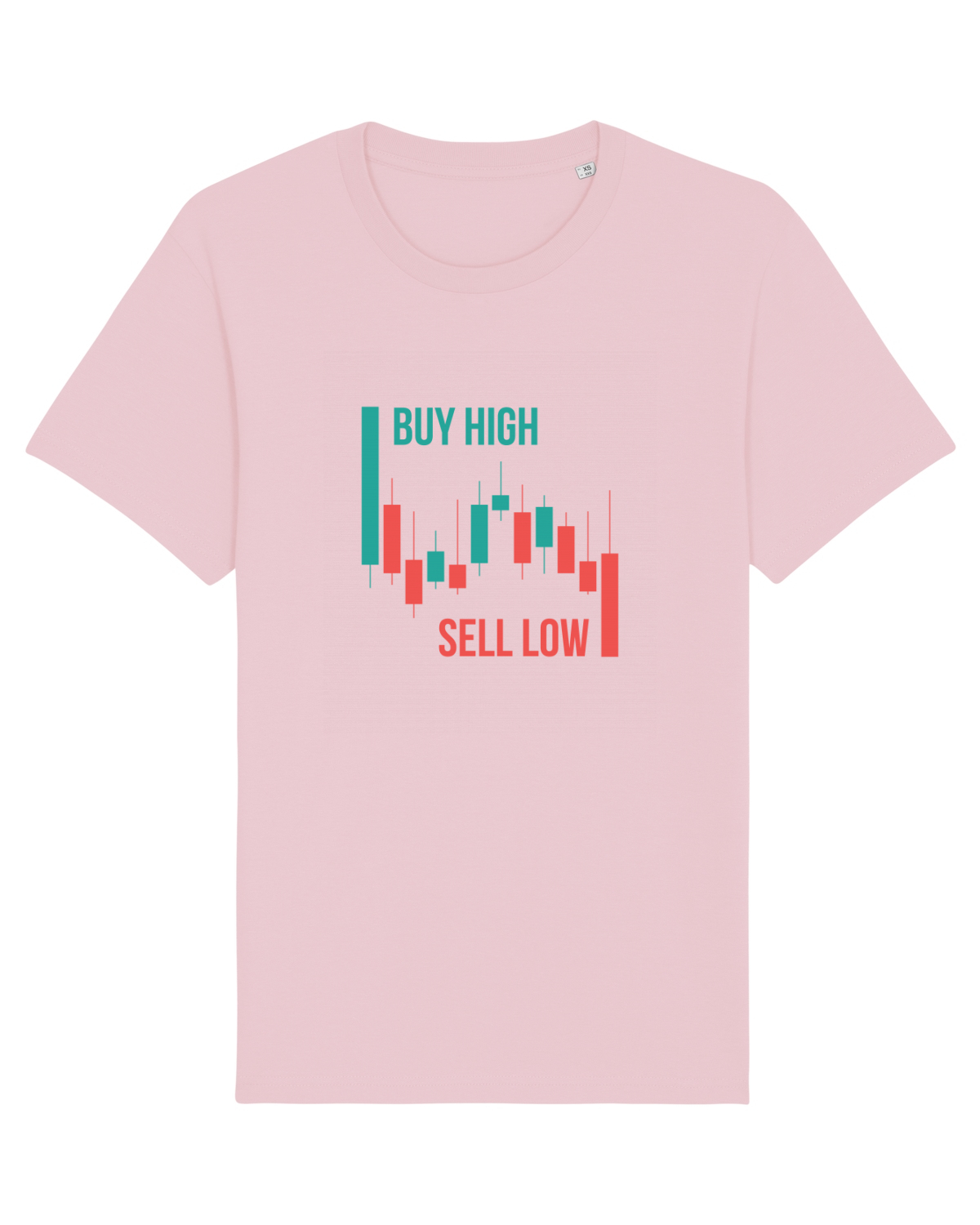 Tricou mânecă scurtă Unisex Rocker Cotton Pink