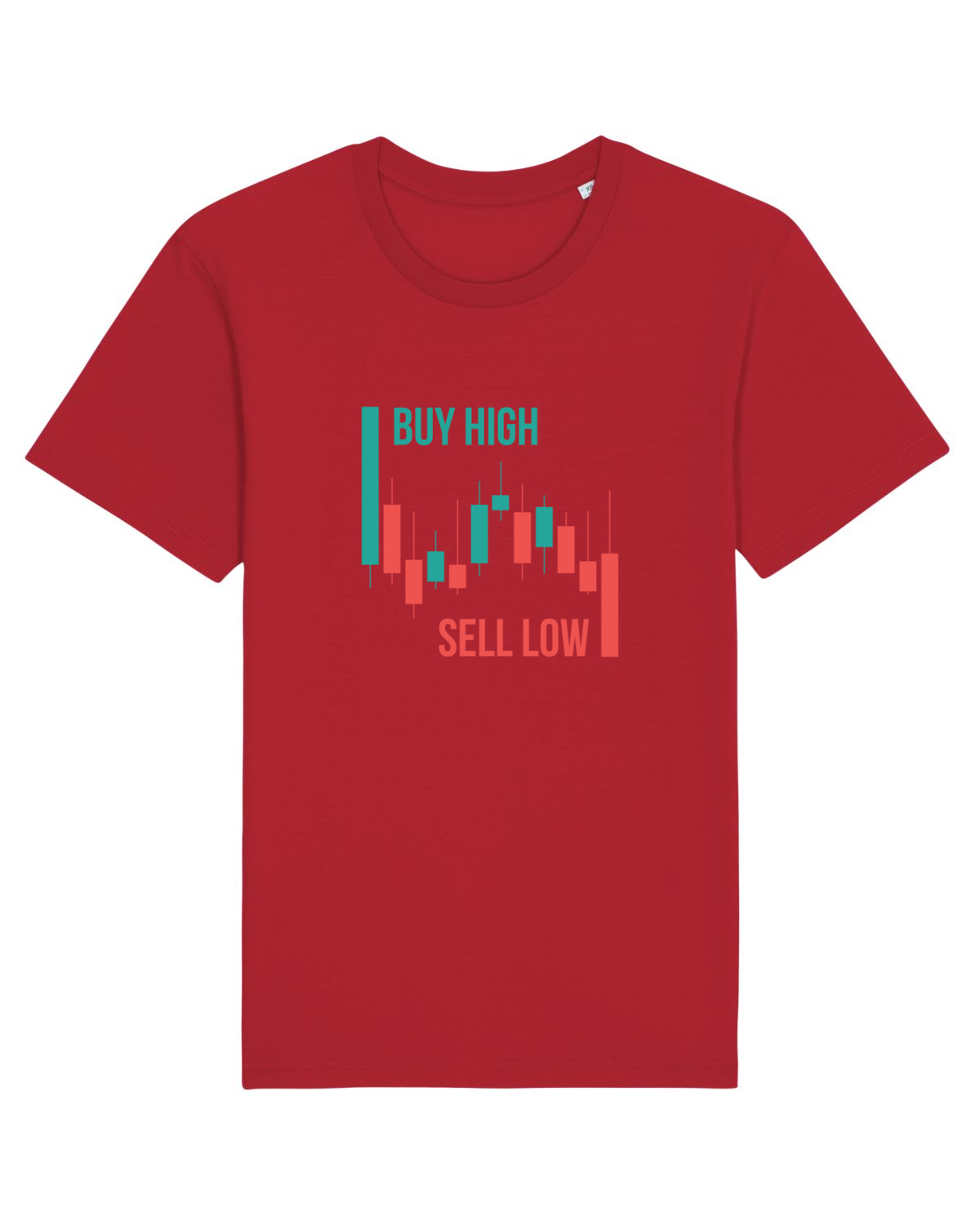 Tricou mânecă scurtă Unisex Rocker Red