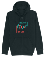 Buy Low Sell High (candele) Hanorac cu fermoar Unisex Connector
