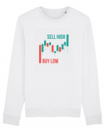Buy Low Sell High (candele) Bluză mânecă lungă Unisex Rise