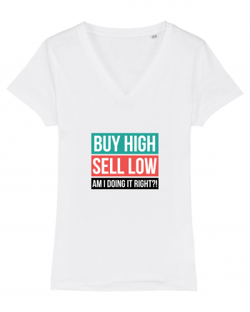 Buy High Sell Low (textbox) White