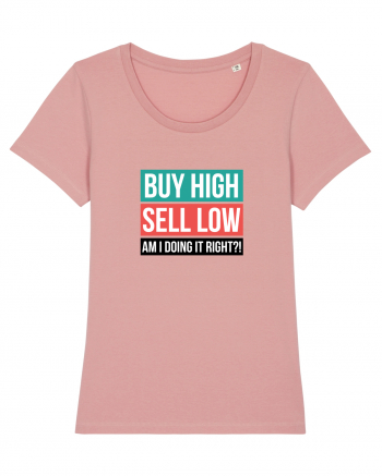 Buy High Sell Low (textbox) Canyon Pink