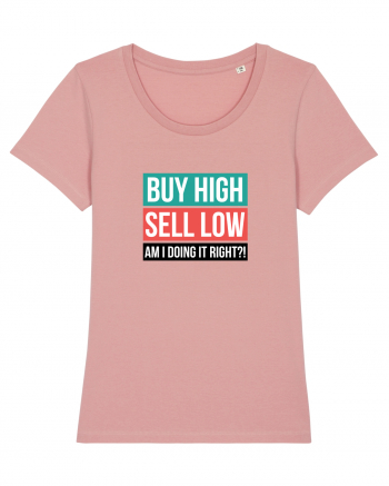 Buy High Sell Low (textbox) Canyon Pink