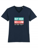 Buy High Sell Low (textbox) Tricou mânecă scurtă guler V Bărbat Presenter