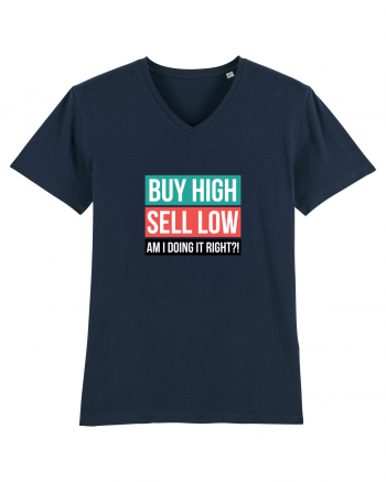 Buy High Sell Low (textbox) French Navy