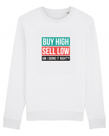 Buy High Sell Low (textbox) White