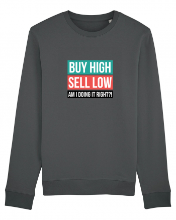 Buy High Sell Low (textbox) Anthracite