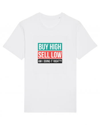 Buy High Sell Low (textbox) White