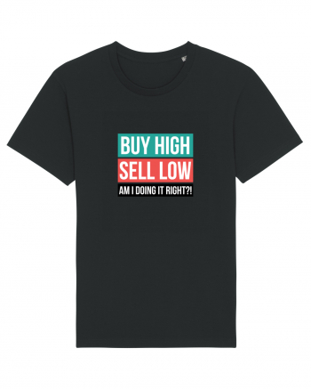 Buy High Sell Low (textbox) Black