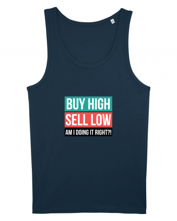 Buy High Sell Low (textbox) Navy