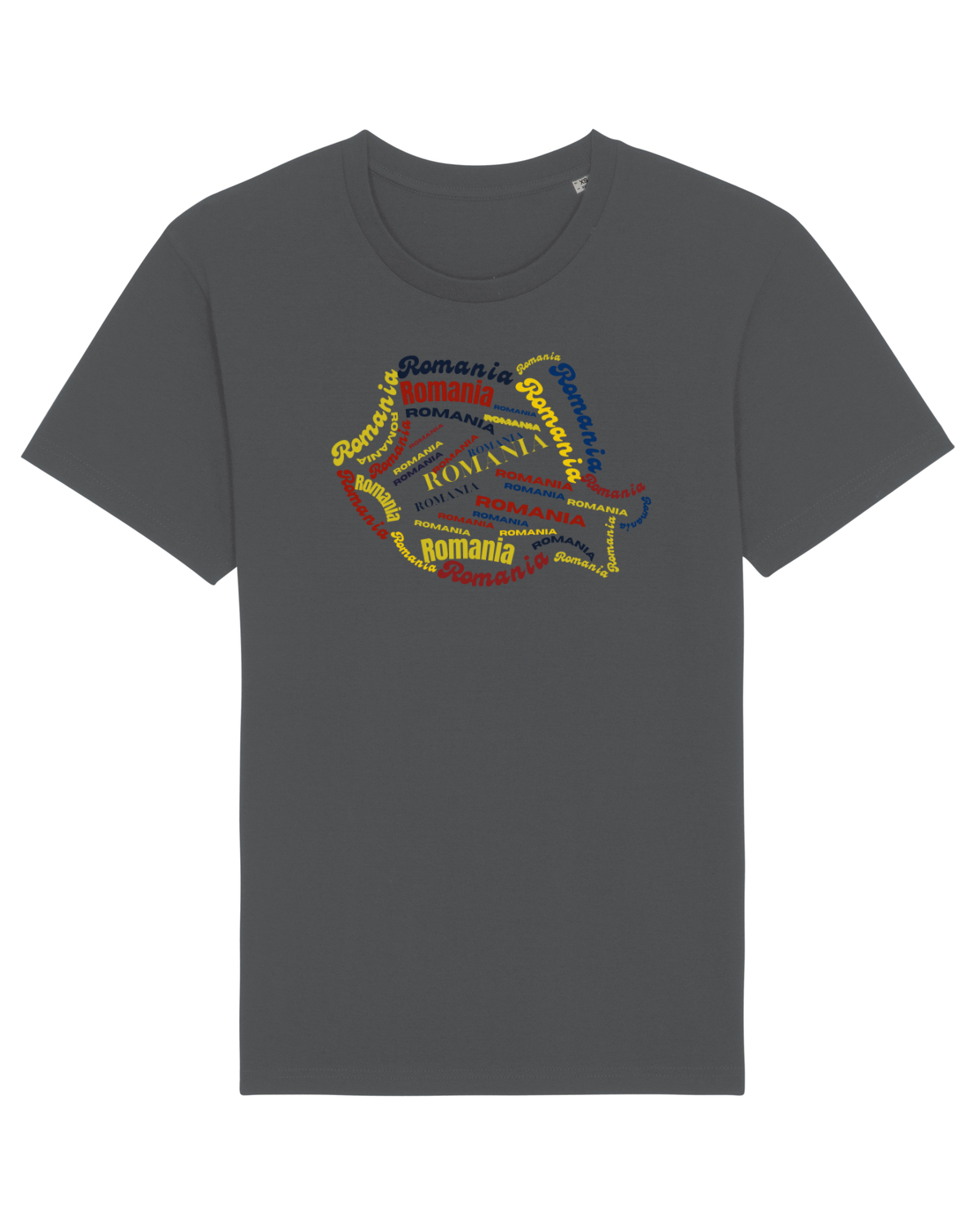 Tricou mânecă scurtă Unisex Rocker Anthracite