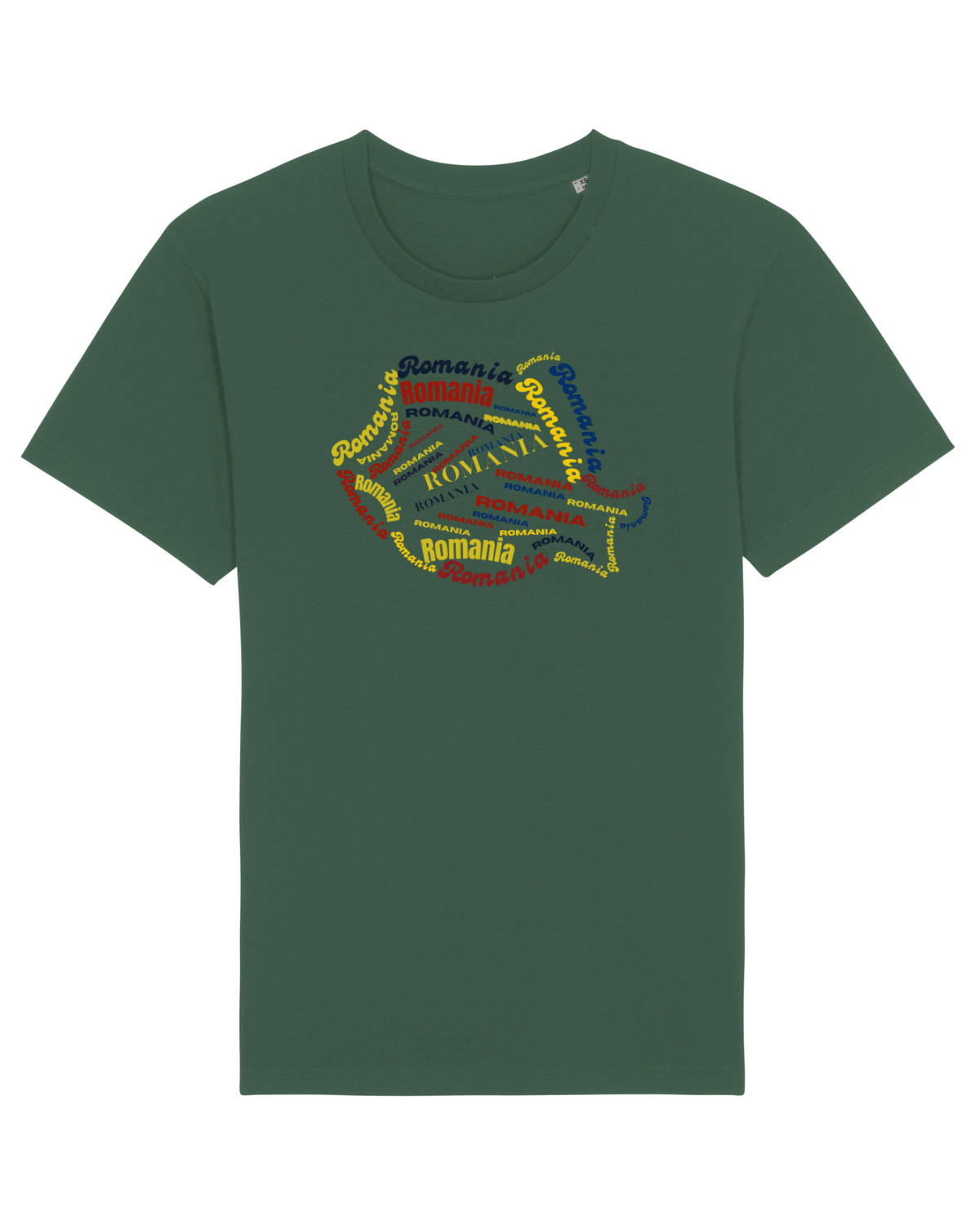 Tricou mânecă scurtă Unisex Rocker Bottle Green