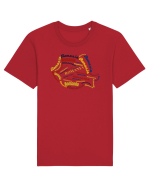 Patriot Romania  Tricou mânecă scurtă Unisex Rocker