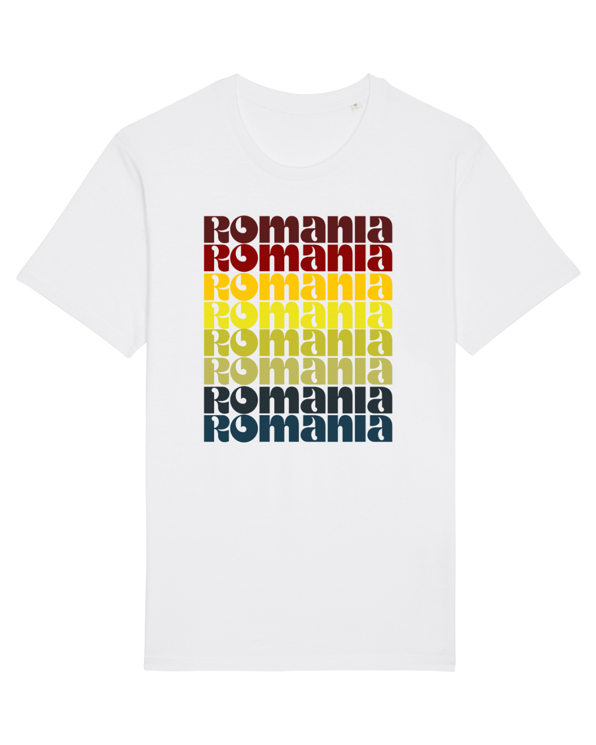 Tricou mânecă scurtă Unisex Rocker White