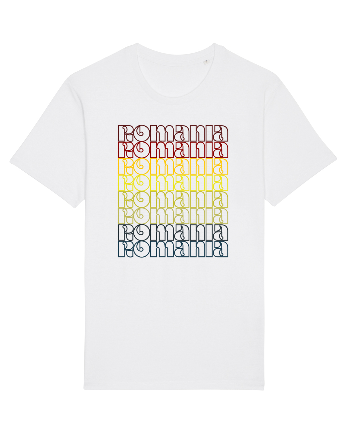 Tricou mânecă scurtă Unisex Rocker White
