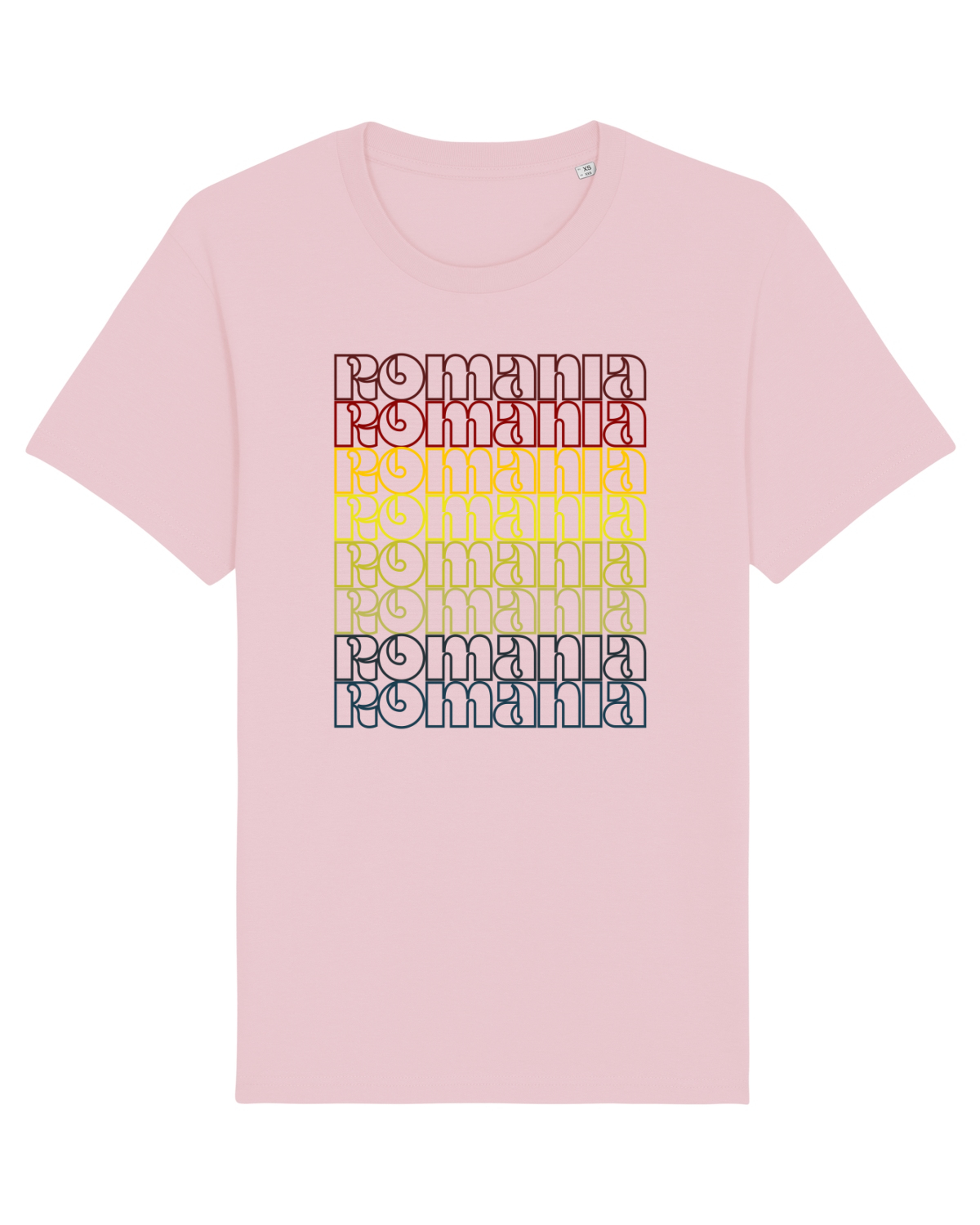 Tricou mânecă scurtă Unisex Rocker Cotton Pink