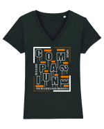 Compasiune Tricou mânecă scurtă guler V Damă Evoker