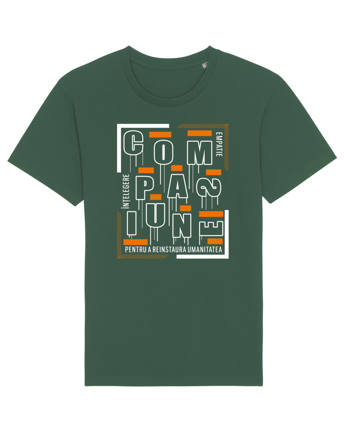 Tricou mânecă scurtă Unisex Rocker Bottle Green