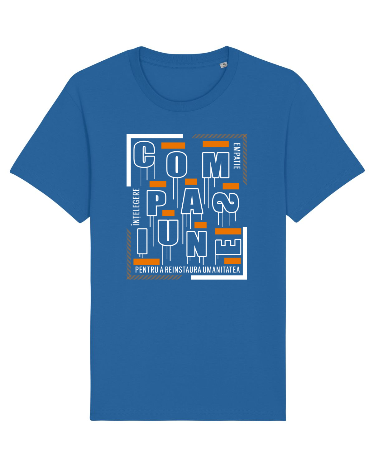 Tricou mânecă scurtă Unisex Rocker Royal Blue