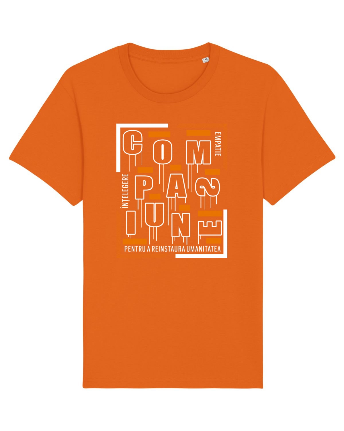 Tricou mânecă scurtă Unisex Rocker Bright Orange