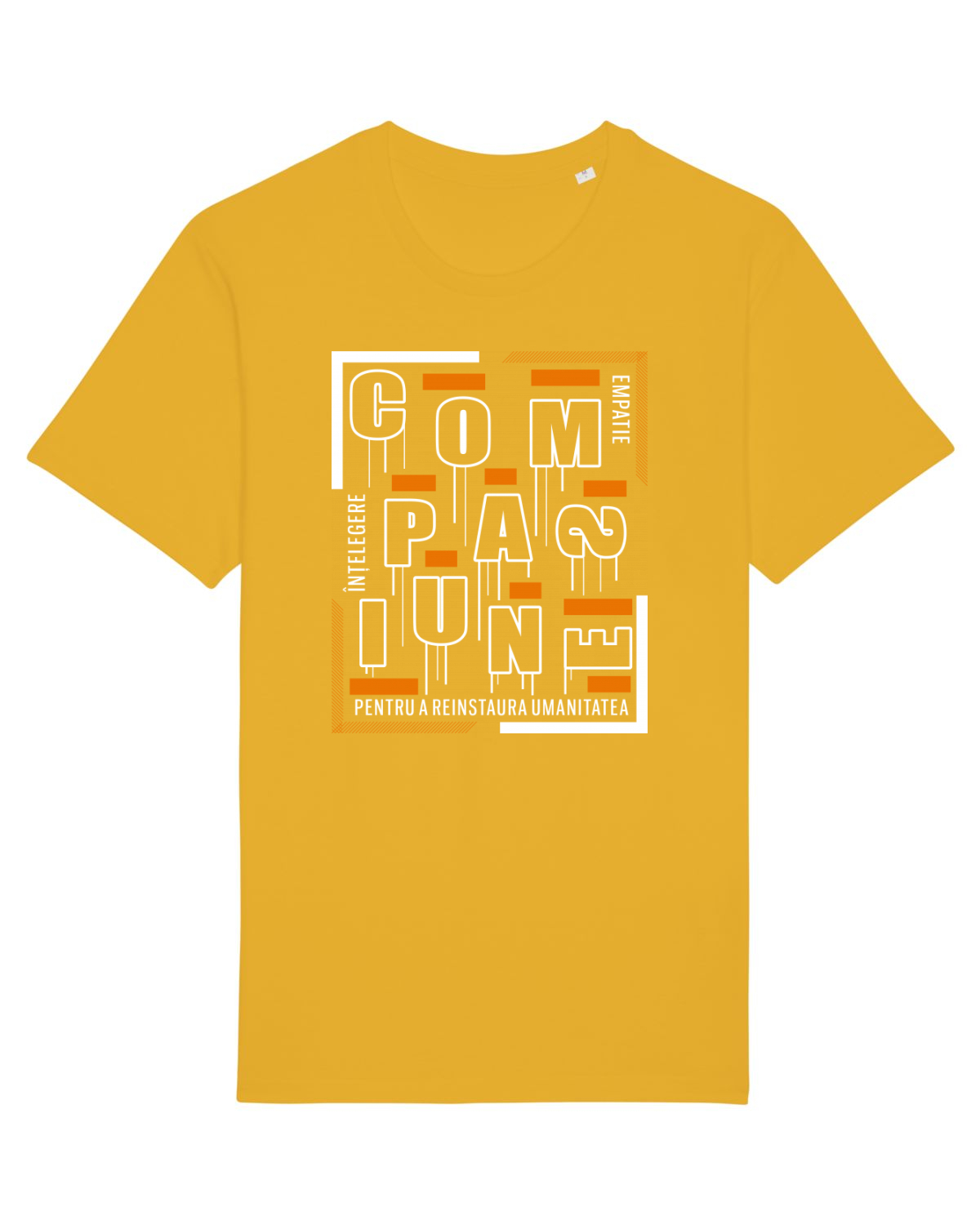 Tricou mânecă scurtă Unisex Rocker Spectra Yellow