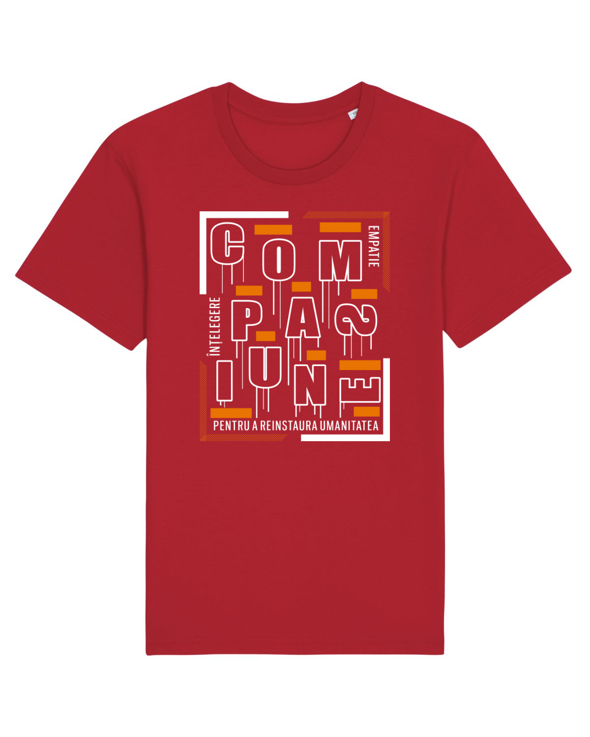 Tricou mânecă scurtă Unisex Rocker Red