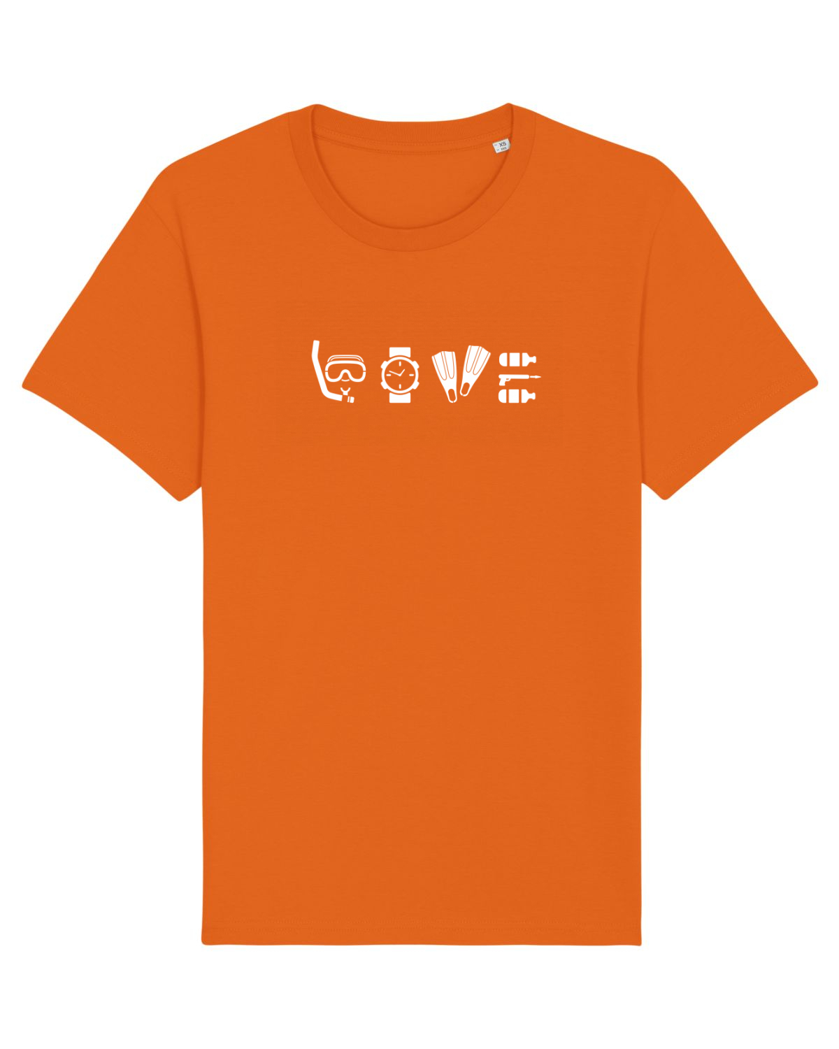 Tricou mânecă scurtă Unisex Rocker Bright Orange