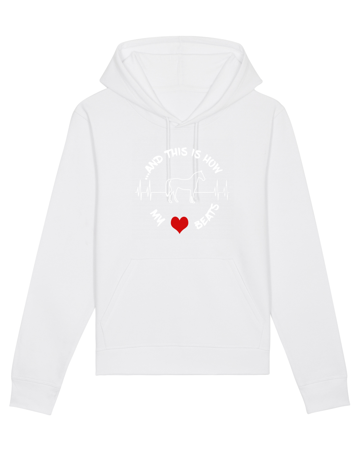 Hanorac Unisex Drummer White