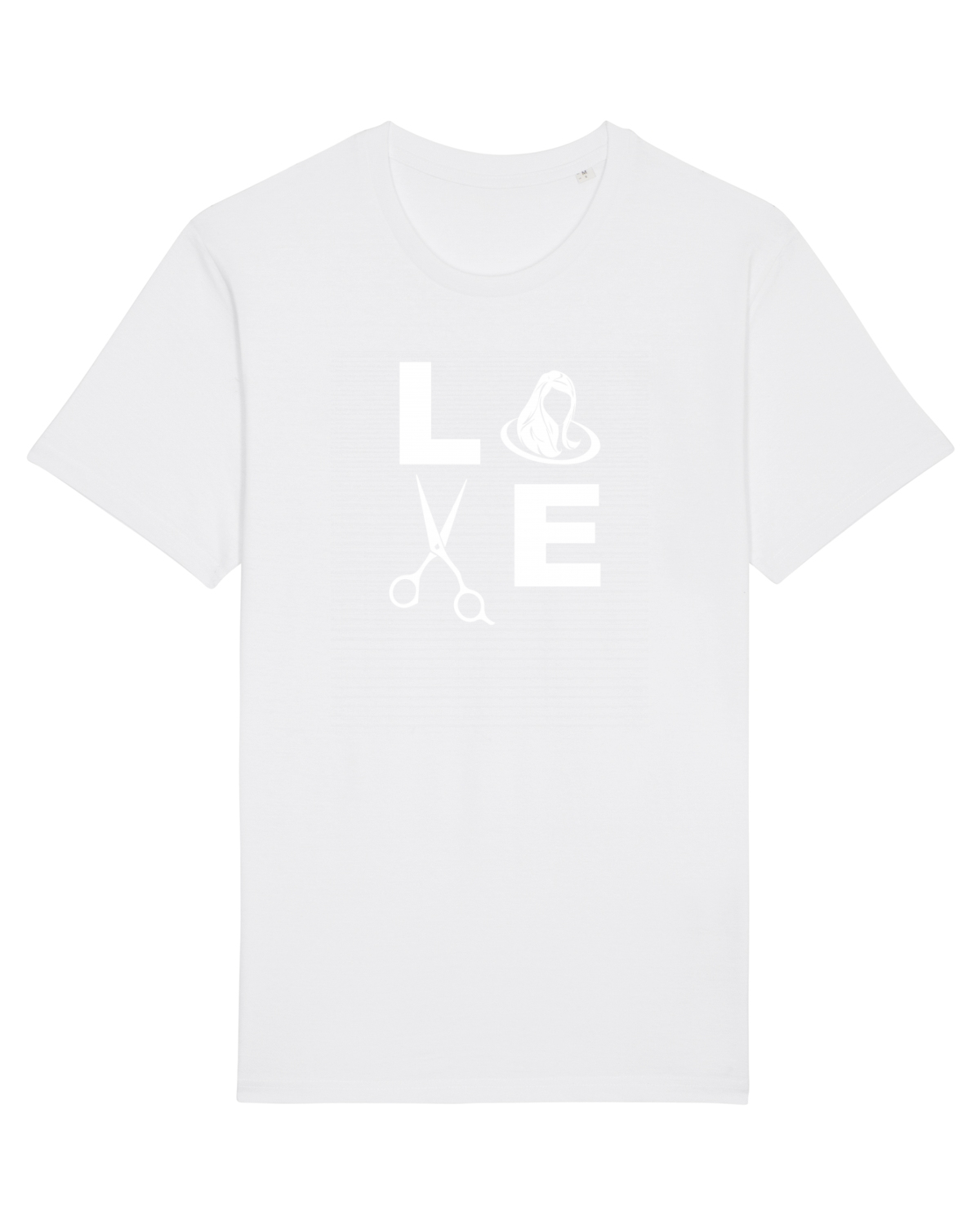 Tricou mânecă scurtă Unisex Rocker White