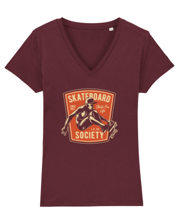 Skateboard Society Burgundy