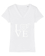 NURSE Tricou mânecă scurtă guler V Damă Evoker