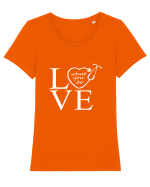 NURSE Tricou mânecă scurtă guler larg fitted Damă Expresser