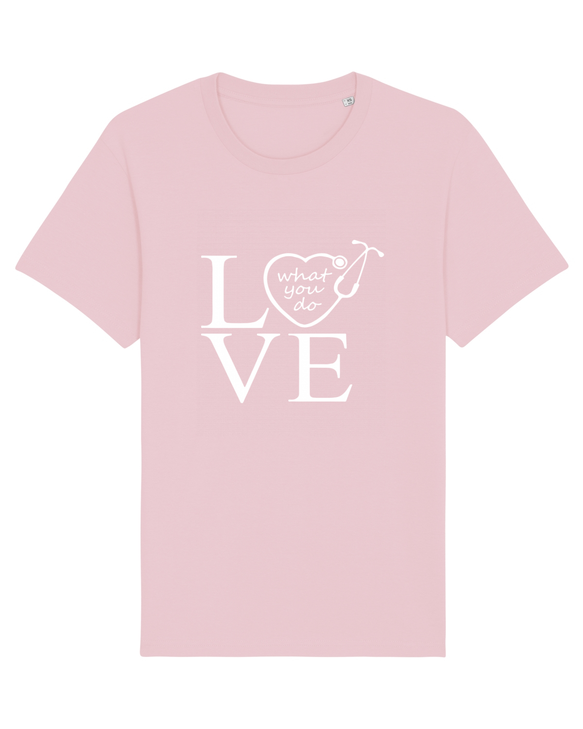 Tricou mânecă scurtă Unisex Rocker Cotton Pink