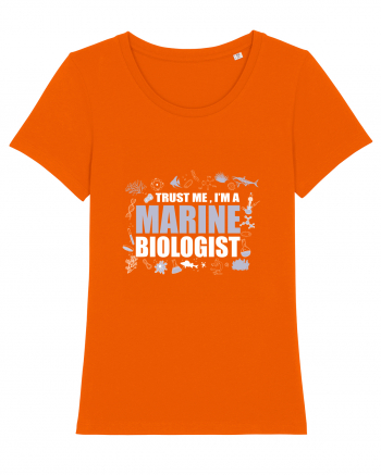 MARINE BIOLOGIST Bright Orange