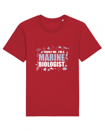 MARINE BIOLOGIST Red