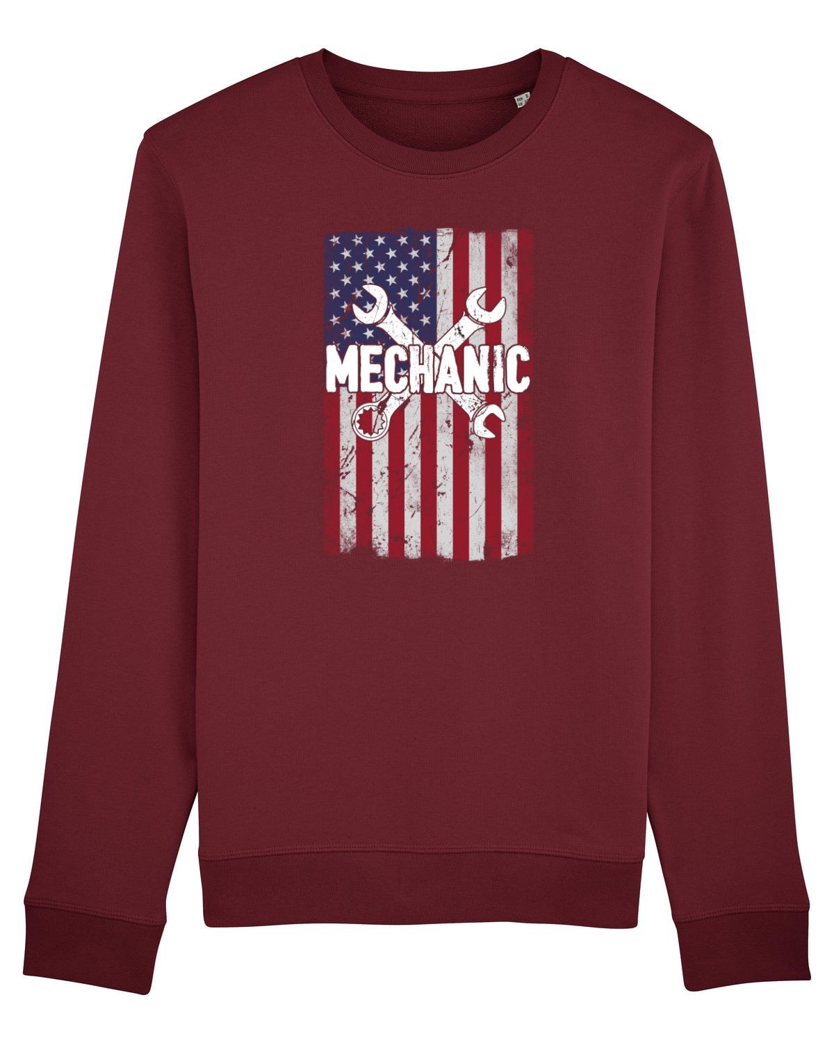 Bluză mânecă lungă Unisex Rise Burgundy
