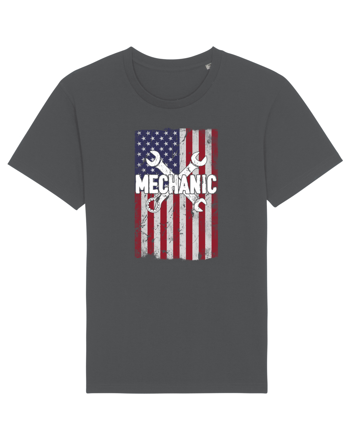 Tricou mânecă scurtă Unisex Rocker Anthracite
