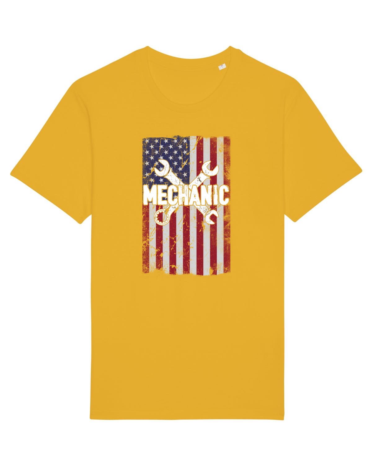 Tricou mânecă scurtă Unisex Rocker Spectra Yellow