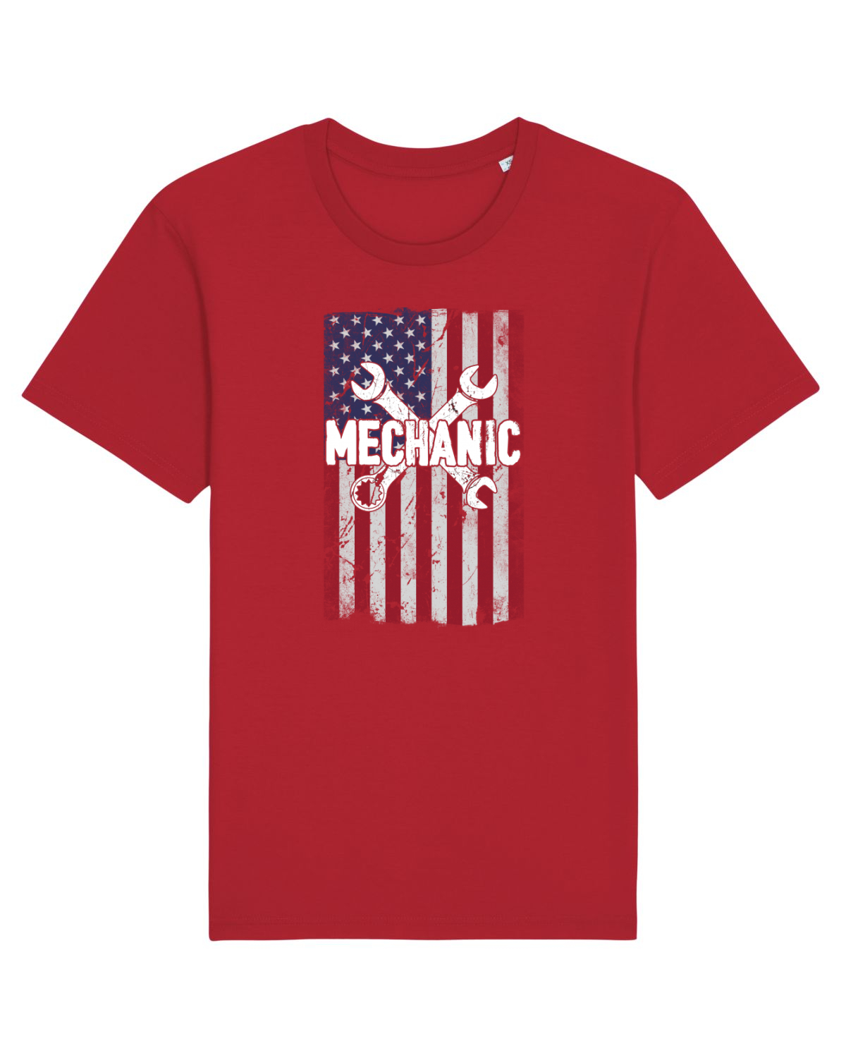 Tricou mânecă scurtă Unisex Rocker Red
